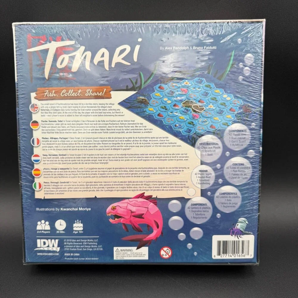 Tonari IDW Board Game By Alex Randolph and Bruno‎ Faidutti New Sealed